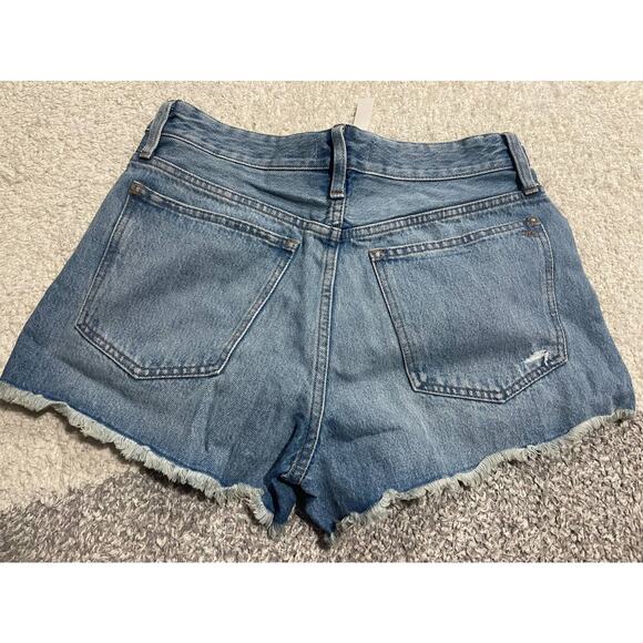 NWT Madewell Women's Size 26 Relaxed Denim Shorts Renfield Wash - Picture 2 of 6